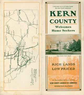 #167157) KERN COUNTY WELCOMES HOME SEEKERS ... RICH LANDS LOW PRICED[.] FOR INFORMATION CALL UPON...