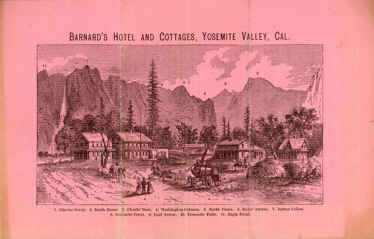(#167194) Barnard's hotels and cottages, Yosemite Valley, Cal. ... [caption title]. BARNARD'S YOSEMITE FALLS HOTEL.