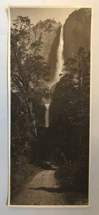 #167536) [Yosemite Valley] Yosemite Falls [title supplied]. Sepia toned print. UNIDENTIFIED...