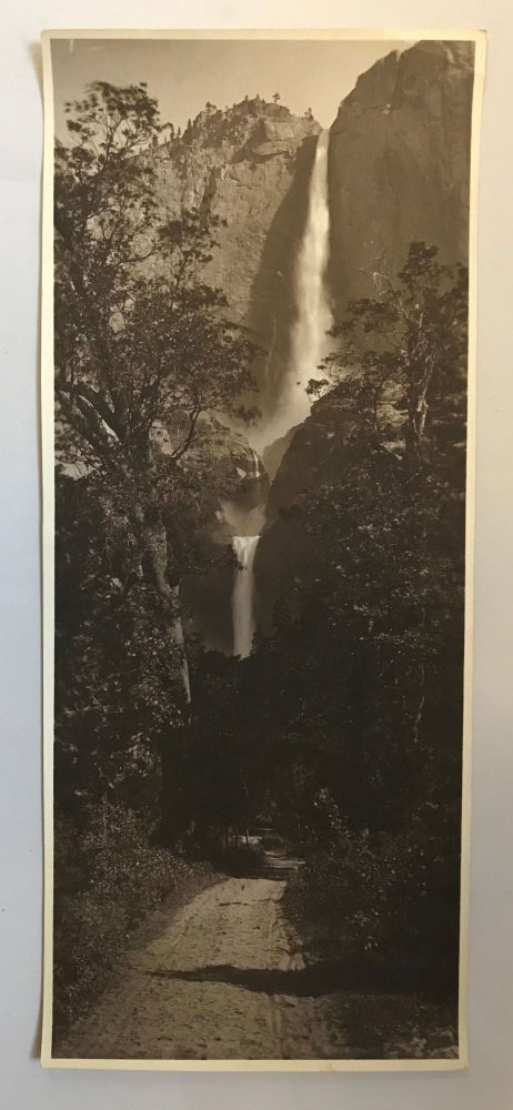 (#167536) [Yosemite Valley] Yosemite Falls [title supplied]. Sepia toned print. UNIDENTIFIED PHOTOGRAPHER.