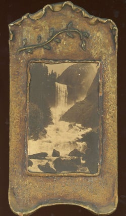 #167543) [Yosemite Valley] Vernal Fall [title supplied]. Sepia toned print. ARTHUR CLARENCE...