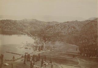 #167559) GLENBROOK, NEVADA [title supplied]. Albumen photograph. Nevada, Lake Tahoe, Glenbrook
