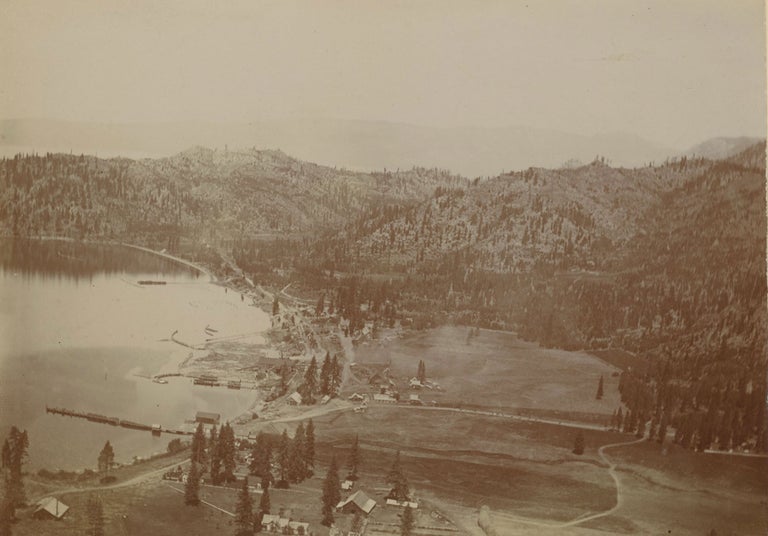 (#167559) GLENBROOK, NEVADA [title supplied]. Albumen photograph. Nevada, Lake Tahoe, Glenbrook.