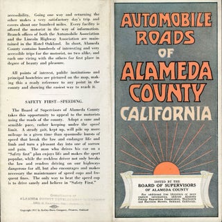 #167643) AUTOMOBILE ROADS OF ALAMEDA COUNTY CALIFORNIA[.] ISSUED BY THE BOARD OF SUPERVISORS OF...