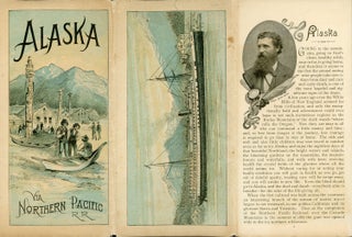 #167644) ALASKA VIA NORTHERN PACIFIC R. R. [cover title]. Alaska, John Muir