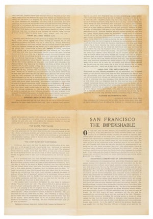 SAN FRANCISCO THE IMPERISHABLE [caption title].