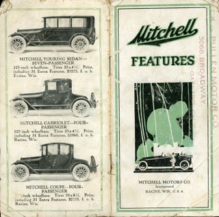 #167657) MITCHELL FEATURES [cover title]. Motor Vehicles, Automobiles, Trade Catalogues