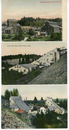 SIX POSTCARD VIEWS OF MINES AND MILLS IN GRASS VALLEY, NEVADA COUNTY, CALIFORNIA