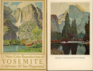 #167679) 12 water color reproductions of Yosemite California's all year playground [card mailing...