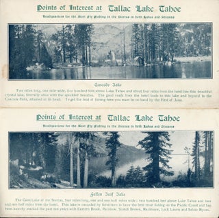 #167683) POINTS OF INTEREST AT TALLAC LAKE TAHOE HEADQUARTERS FOR THE BEST FLY FISHING IN THE...