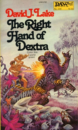 #167754) THE RIGHT HAND OF DEXTRA. David J. Lake