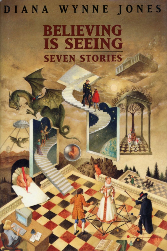 (#167791) BELIEVING IS SEEING: SEVEN STORIES. Diana Wynne Jones.