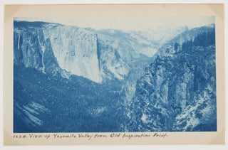 Six cyanotypes of Yosemite National Park.