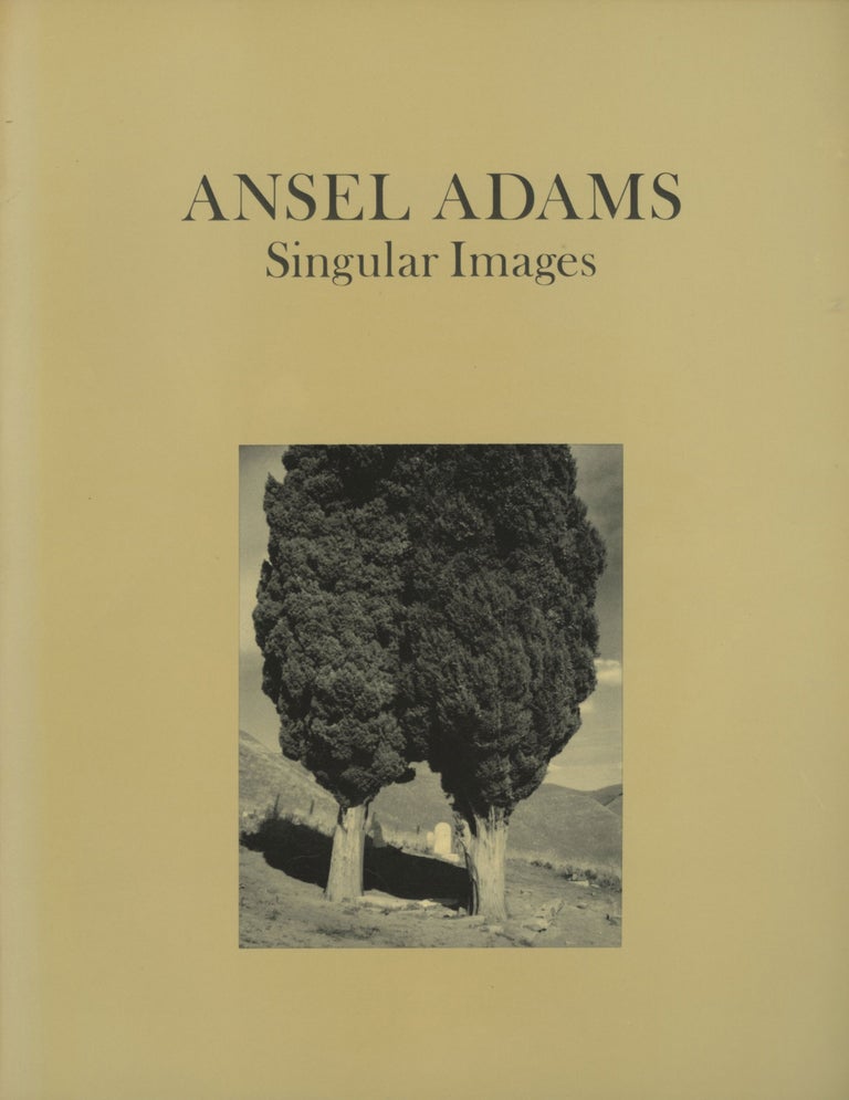 (#167940) Singular images text by Edwin Land, David H. McAlpin[,] Jon Holmes, and Ansel Adams. ANSEL EASTON ADAMS.