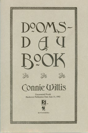 #168262) DOOMSDAY BOOK. Connie Willis
