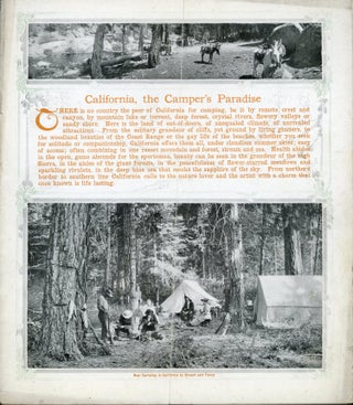 California, the camper's paradise [caption title].