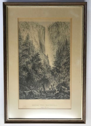 #168420) Bridal Veil waterfall height 900 feet[.] Yo Semite Valley Mariposa County, Cala. From...