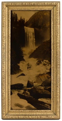 #168432) [Yosemite Valley] Vernal Fall, Yosemite National Park. Orotone print, approximately...