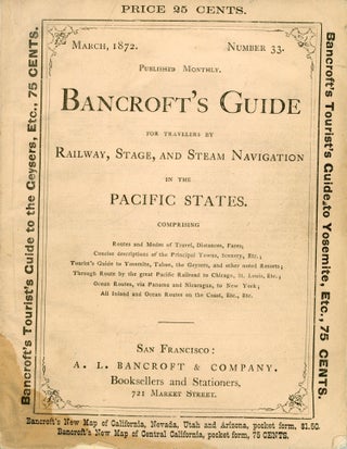 #168481) ... Bancroft's guide for travelers by railway, stage, and steam navigation in the...