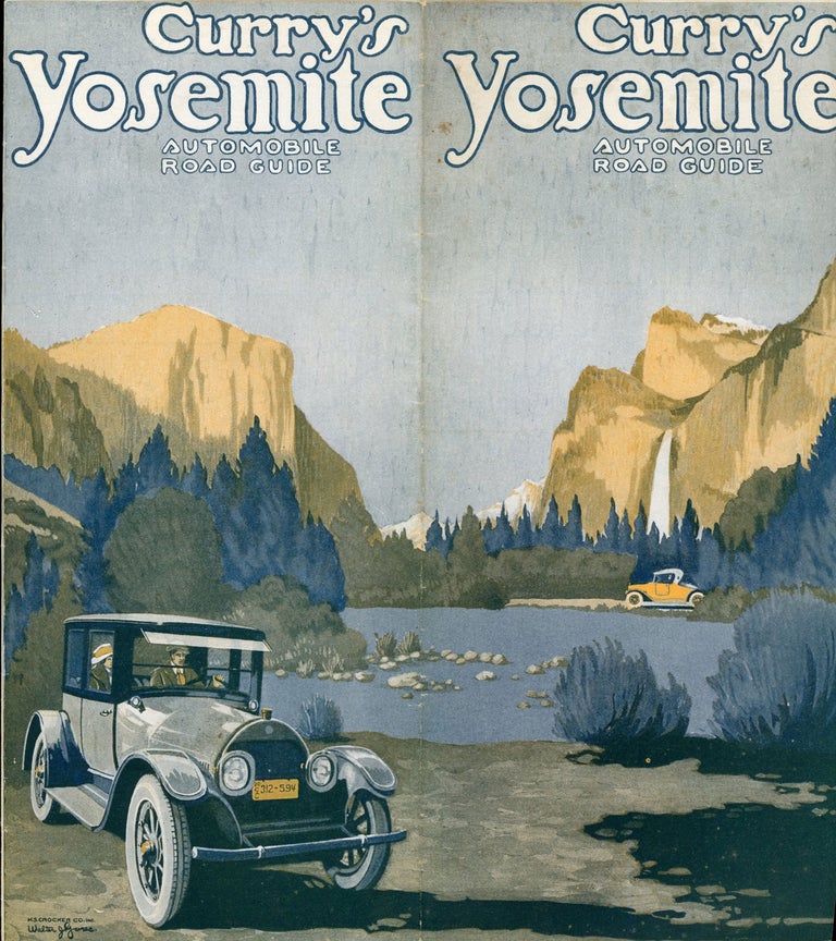 (#168483) Curry's Yosemite automobile road guide [cover title]. CAMP CURRY.