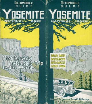 #168512) Automobile guide Yosemite National Park ... Issued by David A. Curry. Camp Curry,...