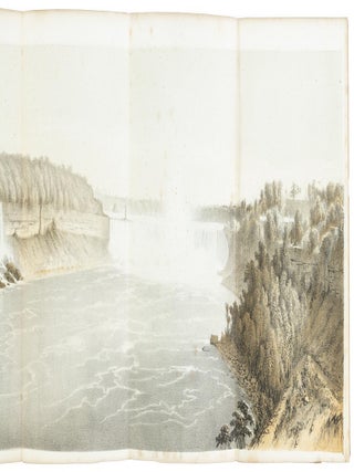 A GUIDE TO THE FALLS OF NIAGARA, BY J. DE TIVOLI. WITH A SPLENDID LITHOGRAPHIC VIEW, BY A. VAUDRICOURT, FROM A DAGUERREOTYPE OF F. LANGHENEIM.
