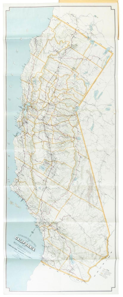 (#168615) AUTOMOBILE HIGHWAY MAP OF CALIFORNIA AND WESTERN NEVADA PREPARED AND COPYRIGHTED BY THE CALIFORNIA STATE AUTOMOBILE ASSOCIATION 1628 VAN NESS AVE., SAN FRANCISCO, CALIFORNIA ... J. M. PRENDERGAST, DEL. California State Automobile Association.