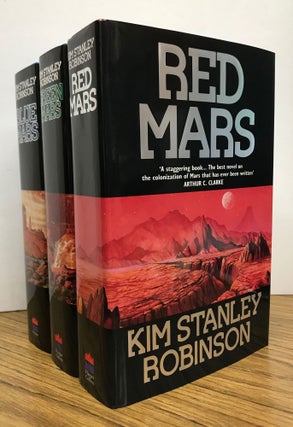#168633) [MARS TRILOGY] RED MARS, GREEN MARS [and] BLUE MARS. Kim Stanley Robinson