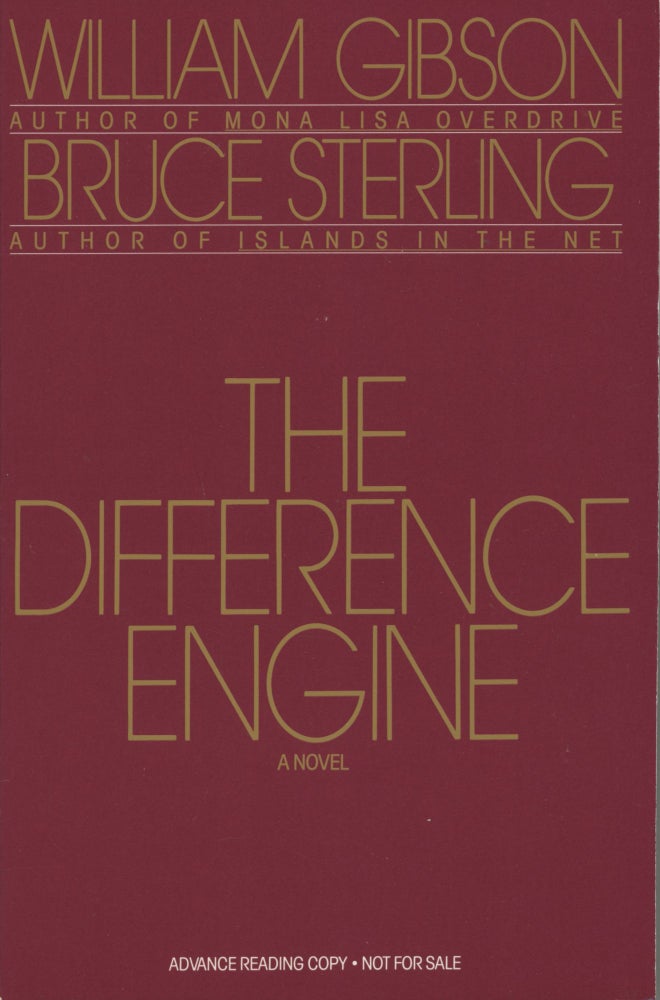 (#168784) THE DIFFERENCE ENGINE. William Gibson, Bruce Sterling.