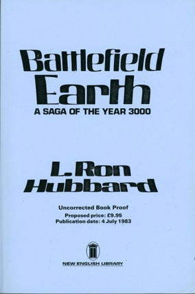 #168800) BATTLEFIELD EARTH: A SAGA OF THE YEAR 3000. Hubbard