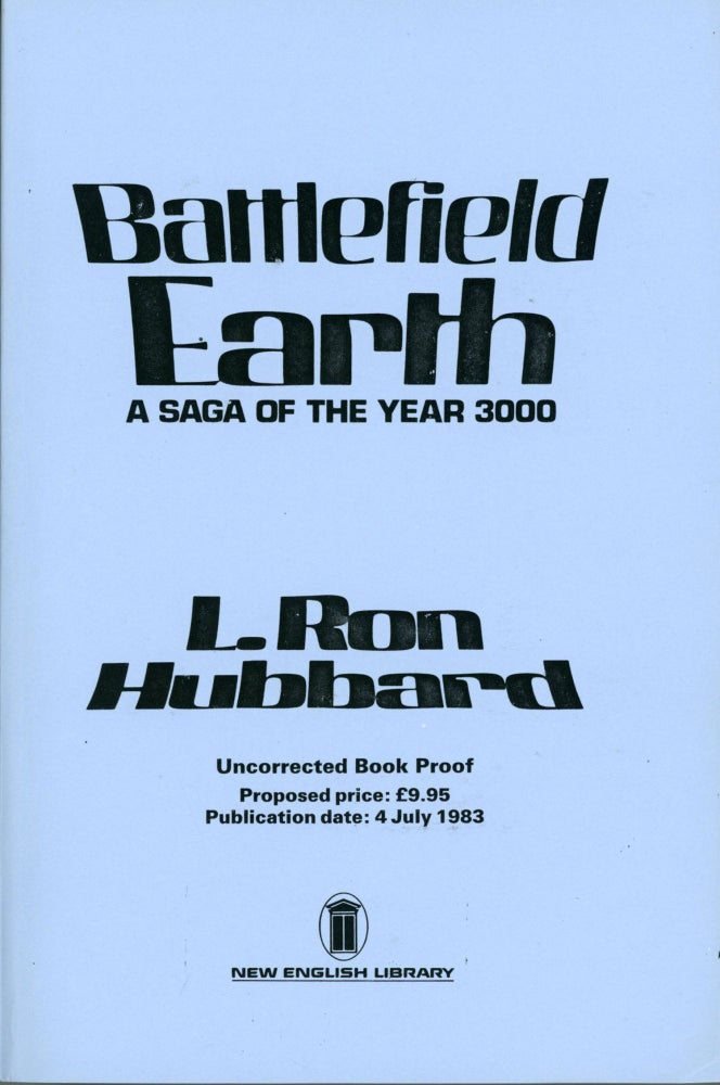 (#168800) BATTLEFIELD EARTH: A SAGA OF THE YEAR 3000. Hubbard.