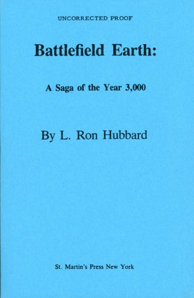 #168801) BATTLEFIELD EARTH: A SAGA OF THE YEAR 3000. Hubbard