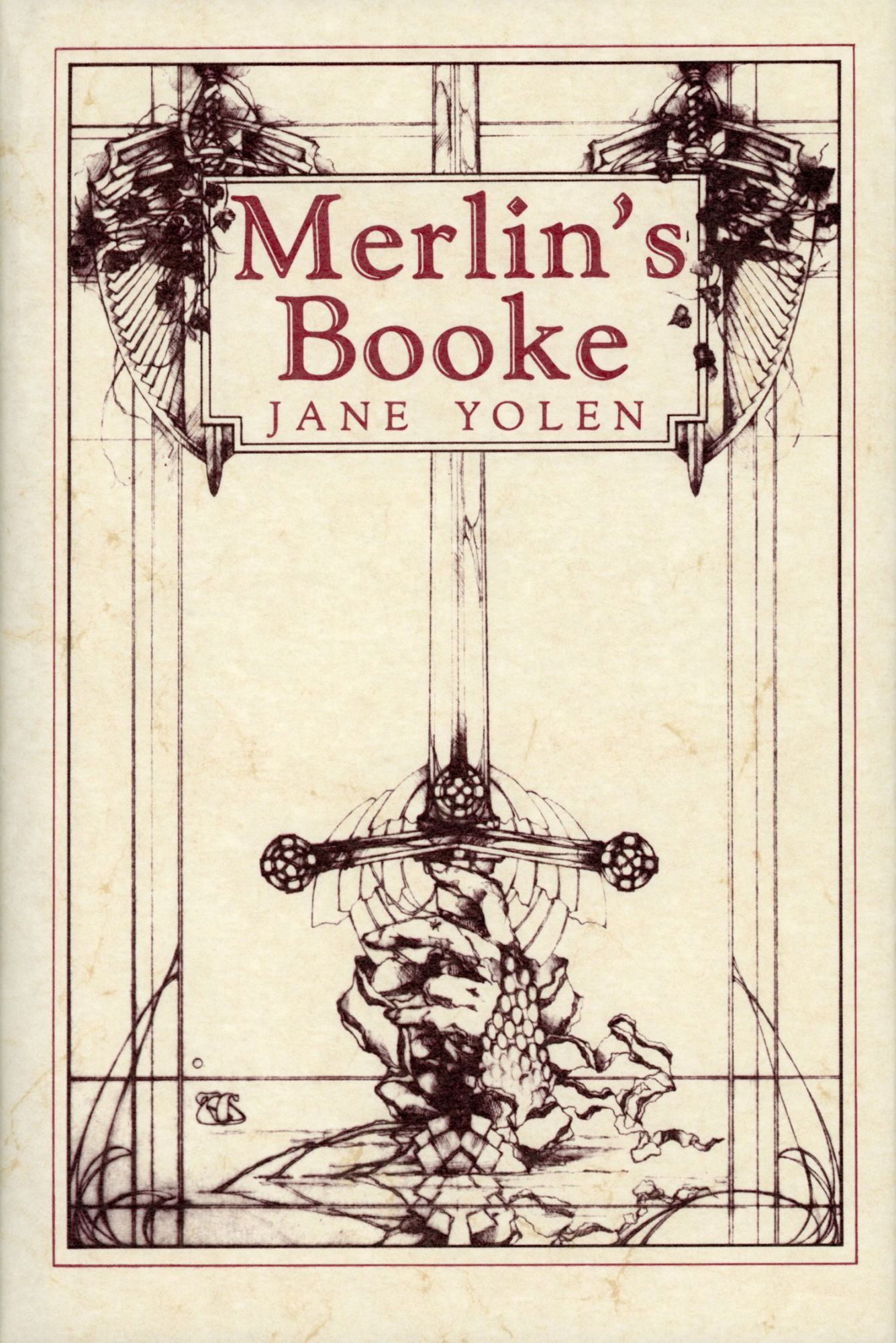 Marline Rin Book MERLIN'S BOOKE | Jane Yolen | First hardcover edition