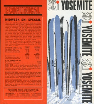#168919) Ski Yosemite Ski Yosemite Ski Yosemite [cover title]. YOSEMITE PARK AND CURRY COMPANY