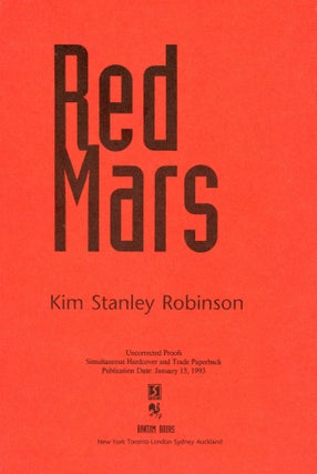 #169767) RED MARS. Kim Stanley Robinson