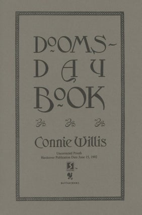 #169775) DOOMSDAY BOOK. Connie Willis