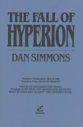#169779) THE FALL OF HYPERION. Dan Simmons