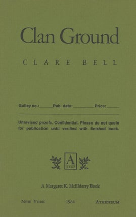 #169784) CLAN GROUND. Clare Bell