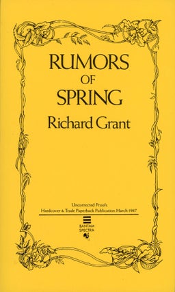 #169801) RUMORS OF SPRING. Richard Grant