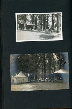 Yosemite National Park photograph album, circa 1915.