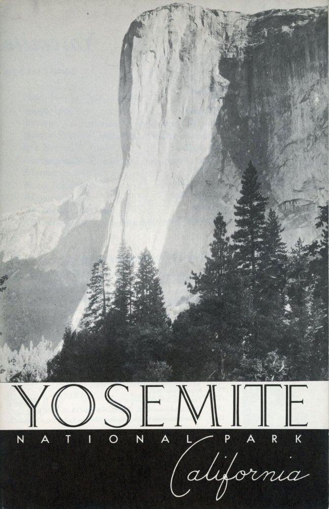 (#170049) Yosemite National Park California [cover title]. UNITED STATES. DEPARTMENT OF THE INTERIOR. NATIONAL PARK SERVICE.