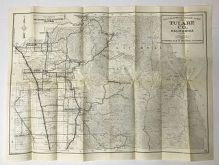 #170128) Automobile road map of Tulare Co. California ... Copyright by the Automobile Club of...