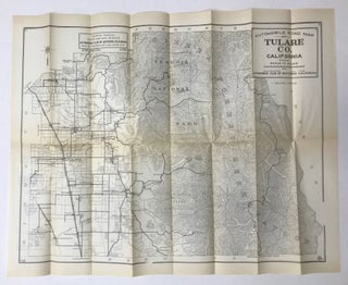 #170129) Automobile road map of Tulare Co. California ... Copyrighted by the Automobile Club of...