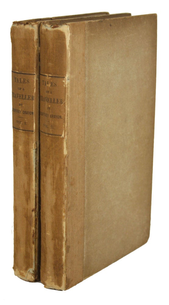 (#170356) TALES OF A TRAVELLER. By Geoffrey Crayon, Gent. [pseudonym] ... New Edition. In Two Volumes. Washington Irving.
