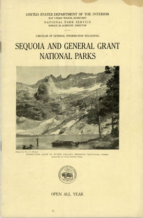 #170442) Circular of general information regarding Sequoia and General Grant National Parks ......