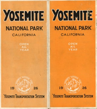 #170520) Yosemite National Park California open all year 1926 Yosemite Transportation System...