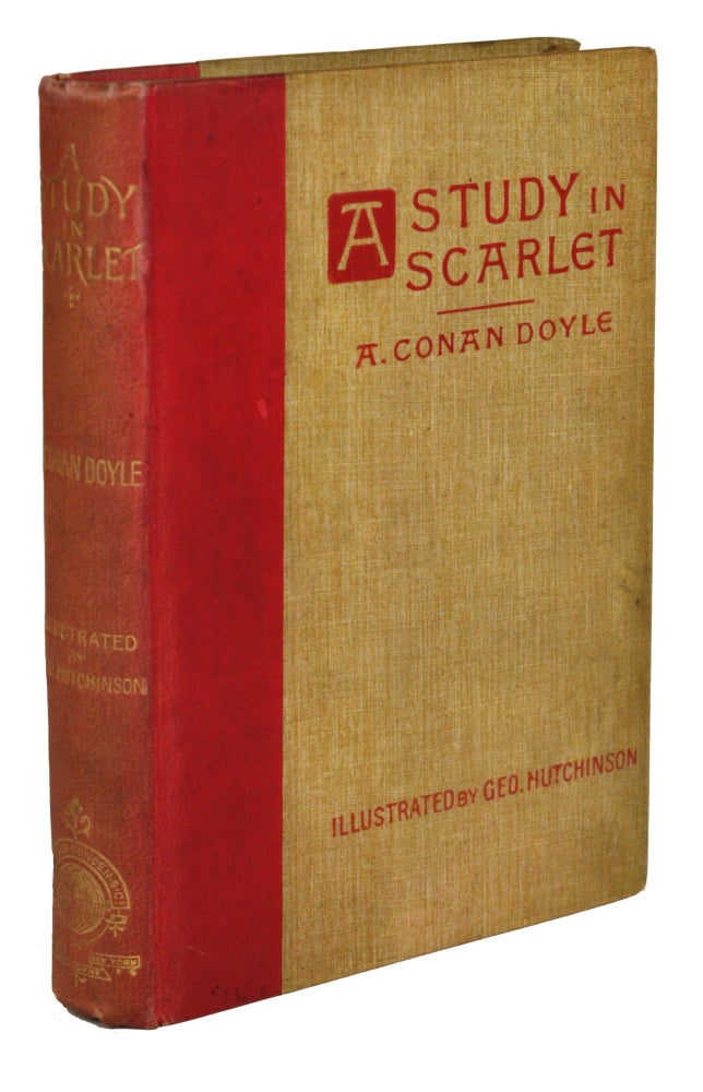 (#170912) A STUDY IN SCARLET. A DETECTIVE STORY ... A New Edition with Forty Illustrations by Geo. Hutchinson. Arthur Conan Doyle.