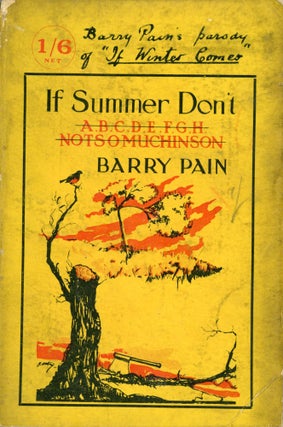 #171015) IF SUMMER DON'T. A. B. C. D. E. F. G. H. NOTSOMUCHINSON. Barry Pain