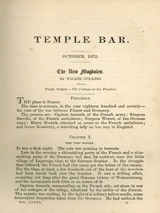 #171238) "The New Magdalen" In TEMPLE BAR: A LONDON MAGAZINE FOR TOWN AND COUNTRY READERS. Wilkie...