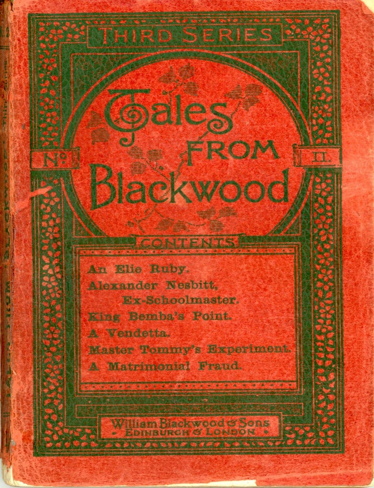 (#171349) TALES FROM "BLACKWOOD" THIRD SERIES. NO. II. Blackwood's Magazine.